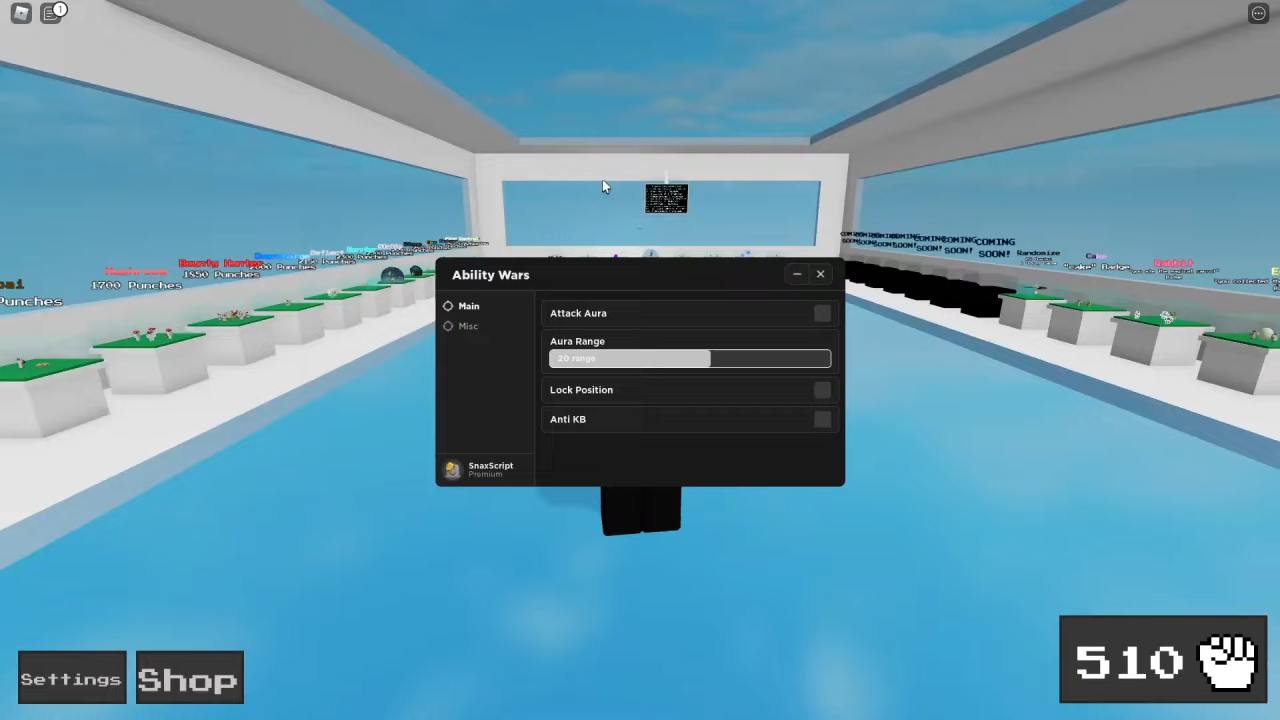 ROBLOX Ability Wars Script Hack