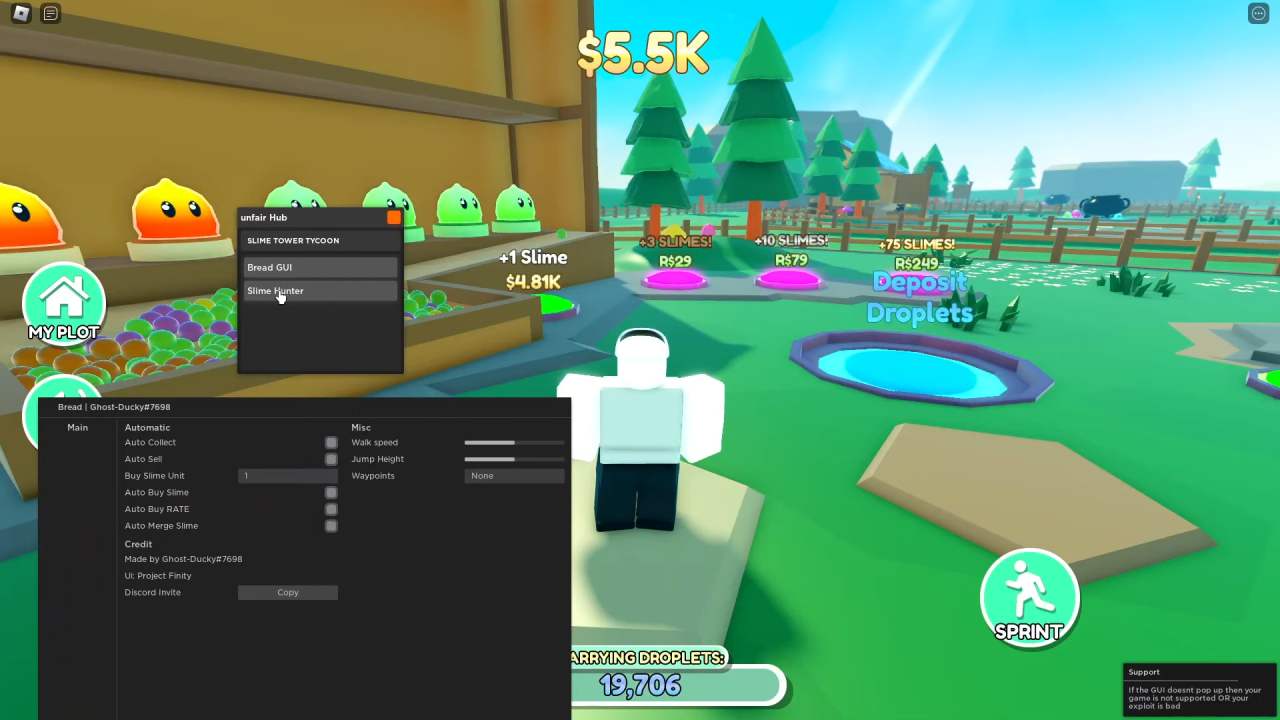 Roblox SLIME TOWER TYCOON Script Hack