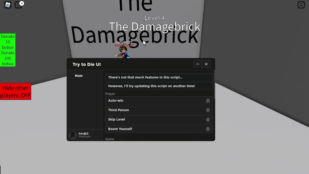 Roblox Try To Die Script