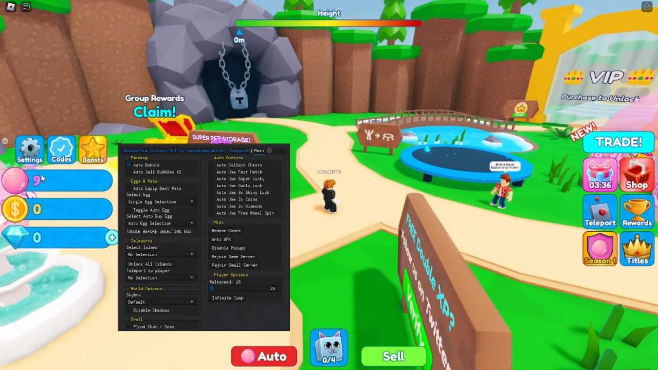 Bubble Gum Clicker Script Roblox