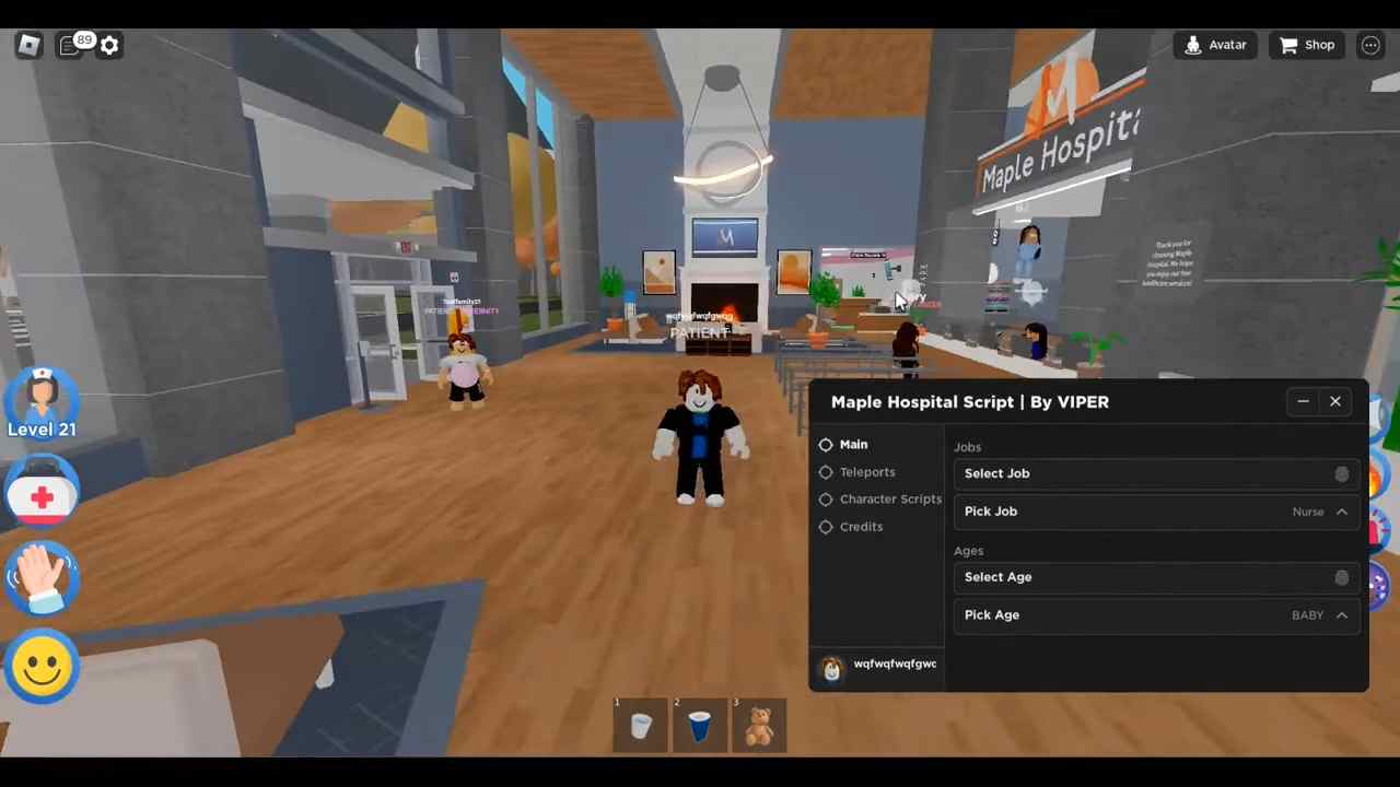 Maple Hospital Script Roblox