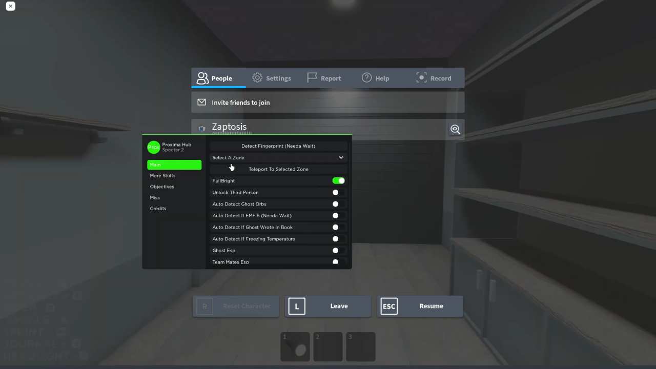 ROBLOX Specter 2 Script GUI