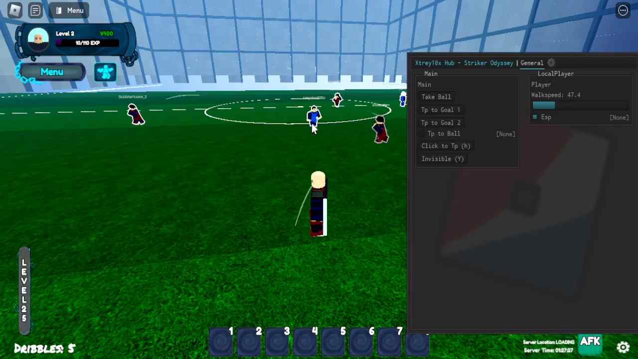 Striker Odyssey Script GUI HACK