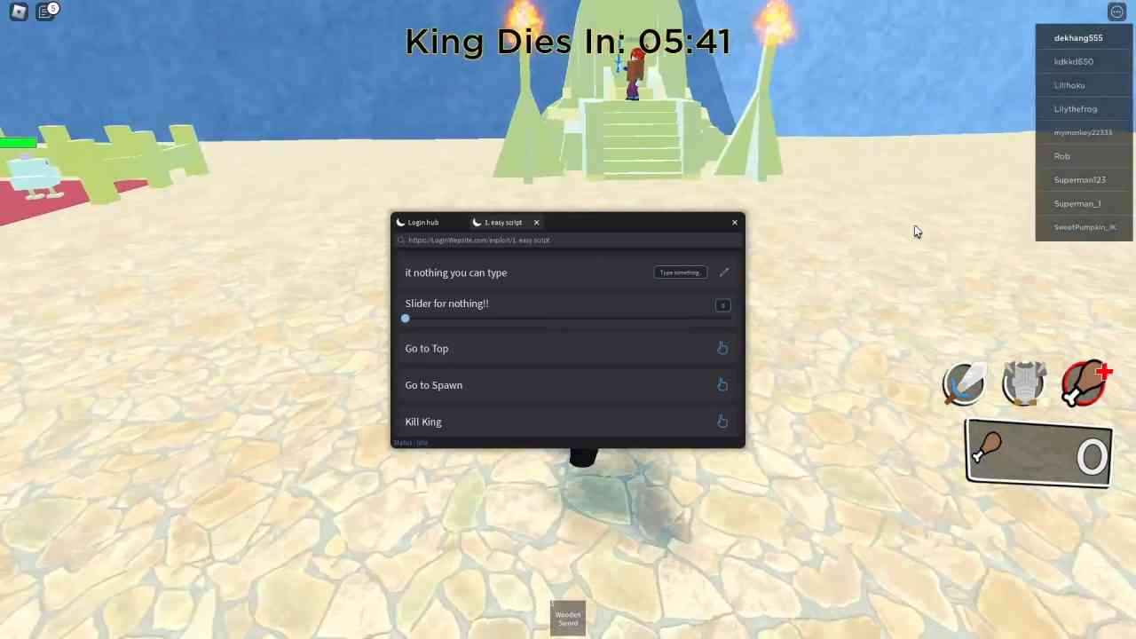 King of The Hill Script Roblox