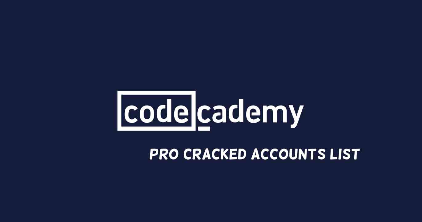 codecademy pro crack accounts list