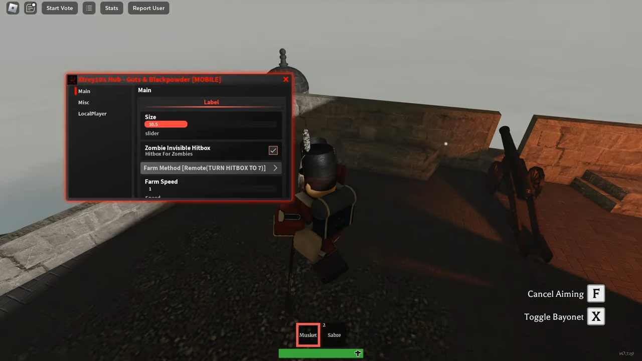 Guts and Blackpowder Script GUI